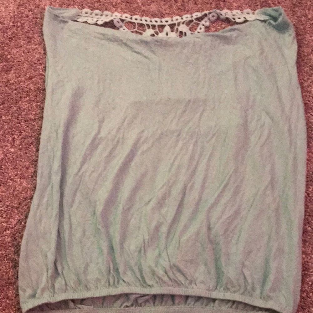 Blue tank top